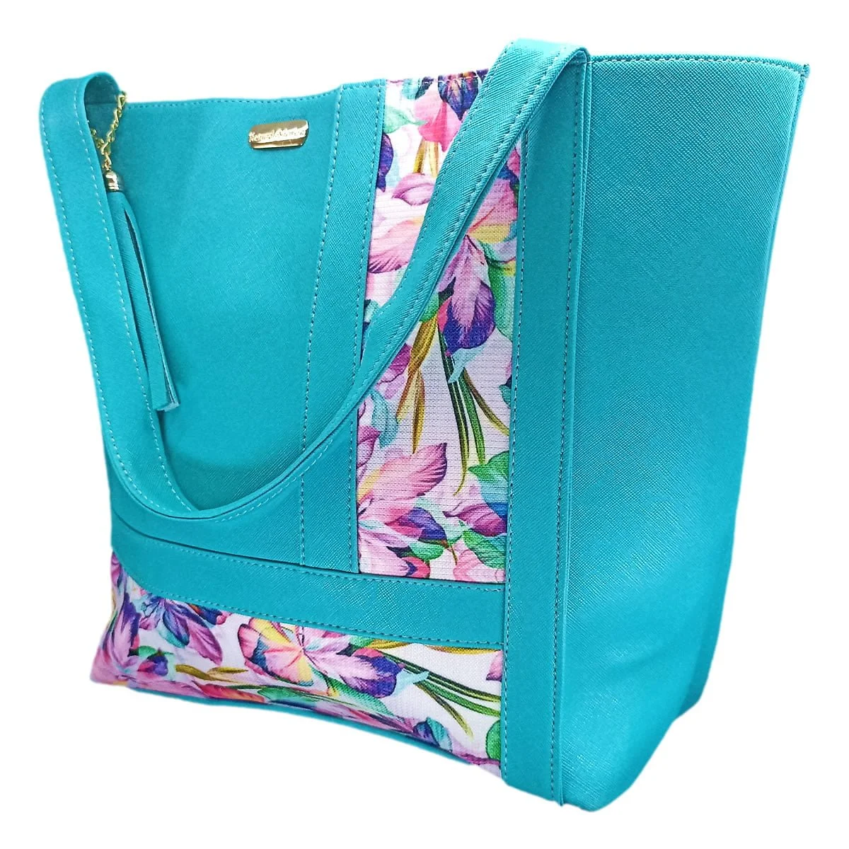 Bolsa de piel sint&eacute;tica jade tipo Tote