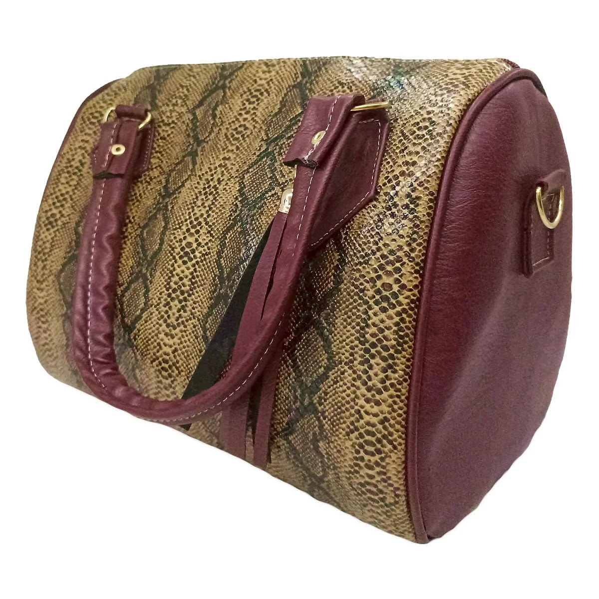Bolsa de piel sint&eacute;tica vino, bolsa de mano